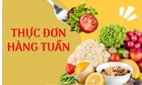 THỰC ĐƠN - THÁNG 05/2025