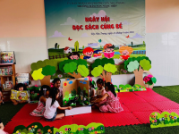 HƯỞNG ỨNG NGÀY SÁCH VÀ VĂN HÓA ĐỌC VIỆT NAM 21/4 TRƯỜNG MẦM NON NGỌC HIỆP TỔ CHỨC NGÀY HỘI ĐỌC SÁCH CHO TRẺ MẦM NON 