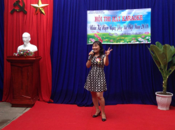 Hình ảnh Hội thi hát karaoke - Kỷ niệm ngày Phụ nữ VN 20/10, năm học 2014-2015