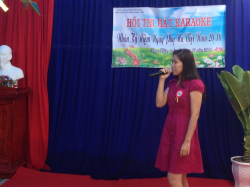 Hình ảnh Hội thi hát karaoke - Kỷ niệm ngày Phụ nữ VN 20/10, năm học 2014-2015