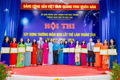 Trường mầm non Ngọc Hiệp tham gia hội thi "Xây dựng môi trường giáo dục lấy trẻ làm trung tâm" thành phố Nha Trang, năm học 2023-2024