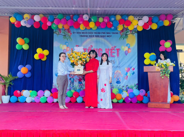 TRƯỜNG MẦM NON NGỌC HIỆP TỔ CHỨC LỄ TỔNG KẾT,  NĂM HỌC 2024-2025