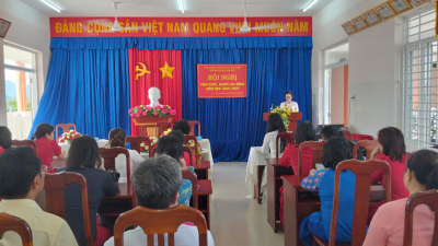 TRƯỜNG MẦM NON NGỌC HIỆP TỔ CHỨC HỘI NGHỊ VIÊN CHỨC, NGƯỜI LAO ĐỘNG NĂM HỌC 2025-2026