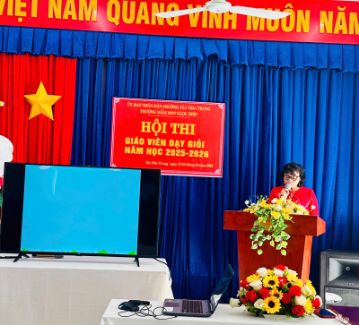 KHAI MẠC HỘI THI “GIÁO VIÊN DẠY GIỎI” CẤP TRƯỜNG, NĂM HỌC 2025 - 2026