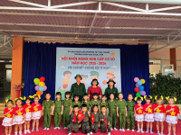 "HỘI KHỎE MĂNG NON" CẤP CƠ SỞ, NĂM HỌC 2025 - 2026 VỚI CHỦ ĐỀ “CHÚ BỘ ĐỘI TÝ HON”