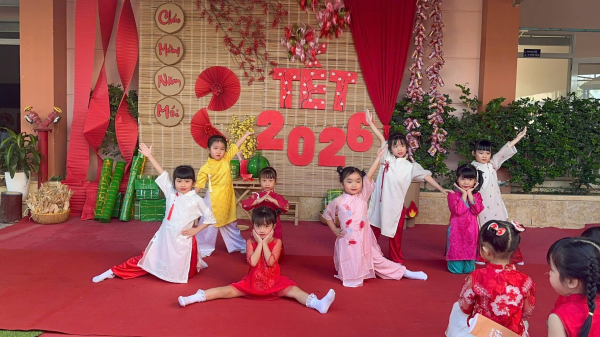 HOẠT ĐỘNG THI GÓI BÁNH CHƯNG, BÁNH TÉT - TẾT BÍNH NGỌ 2026 TẠI TRƯỜNG MẦM NON NGỌC HIỆP