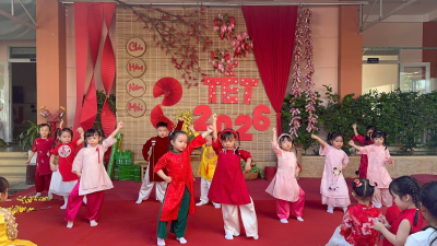 HOẠT ĐỘNG THI GÓI BÁNH CHƯNG, BÁNH TÉT - TẾT BÍNH NGỌ 2026 TẠI TRƯỜNG MẦM NON NGỌC HIỆP