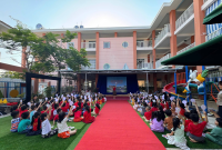 HOẠT ĐỘNG NGOẠI KHÓA CHƯƠNG TRÌNH “TÔI YÊU VIỆT NAM”  CHỦ ĐỀ: “BÉ VỚI AN TOÀN GIAO THÔNG”