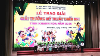 Tham gia “Giải thưởng Mỹ thuật thiếu nhi tỉnh Khánh Hòa năm 2026”