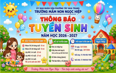 THÔNG BÁO TUYỂN SINH NĂM HỌC 2026-2027